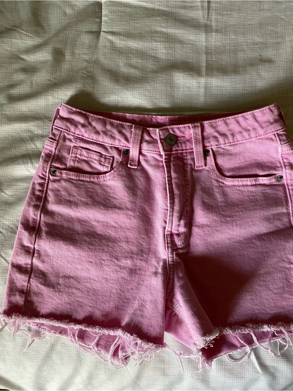 Old Navy Pink Denim Cutoff Shorts